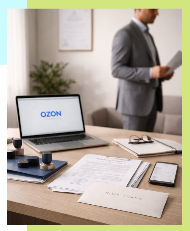 Отказное письмо для Ozon в Большой Камне от 3549 р. | Сертэкс